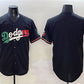 Los Angeles Dodgers Blank Black Mexico Flag Limited Stitched Baseball Jersey