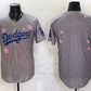 Los Angeles Dodgers Blank Grey 2025 Tokyo Series Limited Stitched Jersey