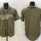 Los Angeles Dodgers Blank Olive 2026 Armed Forces Day Stitched Jersey 2