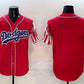 Los Angeles Dodgers Blank Red Limited Stitched Baseball Jersey