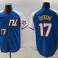 Los Angeles Dodgers National League #17 Shohei Ohtani Blue Alternate 2025 All-Star Edition Limited Stitched Baseball Jersey