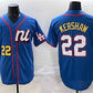 Los Angeles Dodgers National League #22 Clayton Kershaw Blue 2025 All-Star Edition Limited Stitched Baseball Jersey