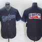 Los Angeles Dodgers Team Big Logo Black Fashion Stitched Baseball Jerseys