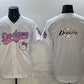 Los Angeles Dodgers Team Big Logo White Hello Kitty Night Stitched Jersey