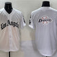 Los Angeles Dodgers Team Big Logo White Mexico 2025 LA Gothic Style With Fernando Patch Vapor Premier Limited Stitched Baseball Jersey
