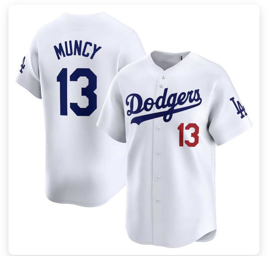 Los Angeles Dodgers #13 Max Muncy Blue Cool Base Stitched Baseball Jersey