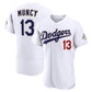 Los Angeles Dodgers #13 Max Muncy White 2026 Gold Collection Authentic Stitched Baseball Jersey