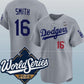 Los Angeles Dodgers #16 Will Smith Gray 2025 World Series Limited Stitched Baseball Jersey