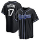Los Angeles Dodgers #17 Shohei Ohtani 2026 Black Out Stitched Baseball Jersey