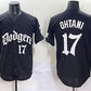 Los Angeles Dodgers #17 Shohei Ohtani Black 2025 LA Gothic Style With 2024 World Series Champions Patch Vapor Premier Limited Stitched Baseball Jersey