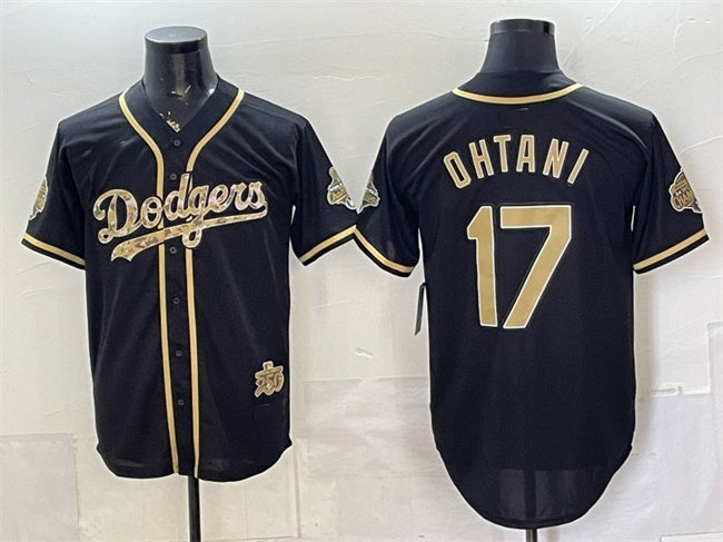Los Angeles Dodgers #17 Shohei Ohtani Black 2026 Armed Forces Day Stitched Jersey