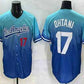 Los Angeles Dodgers #17 Shohei Ohtani Blue 2025 City Connect Limited Stitched Baseball Jersey