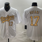 Los Angeles Dodgers #17 Shohei Ohtani Number White 2022 All Star Stitched Cool Base Baseball Jersey