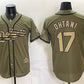 Los Angeles Dodgers #17 Shohei Ohtani Olive 2026 Armed Forces Day Stitched Jersey 2