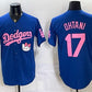 Los Angeles Dodgers #17 Shohei Ohtani Royal 2025 Hello Kitty Vapor Limited Stitched Jersey