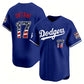Los Angeles Dodgers #17 Shohei Ohtani Royal USA 250 Fourth of July Limited Stitched Jersey