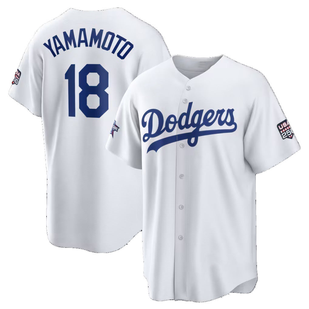 Los Angeles Dodgers #18 Yoshinobu Yamamoto 2026 All-Star Game White Replica Baseball Jersey