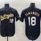 Los Angeles Dodgers #18 Yoshinobu Yamamoto Black Gold Limited Stitched Jersey