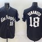 Los Angeles Dodgers #18 Yoshinobu Yamamoto Black Mexico 2025 LA Gothic Style With Fernando Patch Vapor Premier Limited Stitched Baseball Jersey