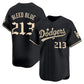 Los Angeles Dodgers #213 Bleed Blue Black 'Halloween Mummy Edition' Premier Limited Stitched Baseball Jersey