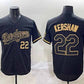 Los Angeles Dodgers #22 Clayton Kershaw Black Gold Limited Stitched Baseball Jerseys