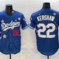 Los Angeles Dodgers #22 Clayton Kershaw Royal 2025 Tokyo Series Limited Stitched Baseball Jersey