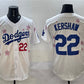 Los Angeles Dodgers #22 Clayton Kershaw White 2025 Tokyo Series Limited Stitched Baseball Jersey