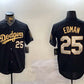 Los Angeles Dodgers #25 Tommy Edman Black Gold Limited Stitched Baseball Jersey