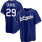Los Angeles Dodgers #29 Tarik Skubal Royal Alternate Stitched Baseball Jersey