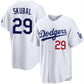 Los Angeles Dodgers #29 Tarik Skubal White 2026 Home Limited Stitched Baseball Jersey