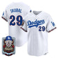 Los Angeles Dodgers #29 Tarik Skubal x Dia De Los Muertos White 2026 Baseball Jersey