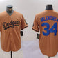 Los Angeles Dodgers #34 Toro Valenzuela Olive Cool Base Limited Stitched Baseball Jerseys
