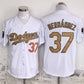 Los Angeles Dodgers #37 Teoscar Hern¨¢ndez White Gold 2025 Cool Base Stitched Baseball Jersey