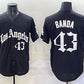 Los Angeles Dodgers #43 Anthony Banda Black Mexico 2025 LA Gothic Style With 2024 World Series Champions Patch Vapor Premier Limited Stitched Baseball Jersey