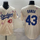 Los Angeles Dodgers #43 Anthony Banda Cream 2025 Tokyo Series Limited Stitched Baseball Jersey
