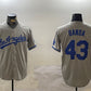 Los Angeles Dodgers #43 Anthony Banda Grey Cool Base Stitched Baseball Jersey