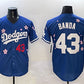 Los Angeles Dodgers #43 Anthony Banda Royal 2025 Tokyo Series Limited Stitched Baseball Jersey