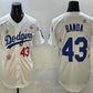 Los Angeles Dodgers #43 Anthony Banda White 2025 Tokyo Series Limited Stitched Baseball Jersey