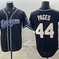 Los Angeles Dodgers #44 Andy Pages Black Stitched Jersey