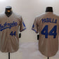 Los Angeles Dodgers #44 Vicente Padilla Number Grey With los Cool Base Stitched Baseball Jersey