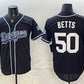 Los Angeles Dodgers #50 Mookie Betts B2B Champs 2026 Black Out Style Vapor Limited Stitched Jersey