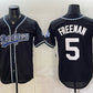 Los Angeles Dodgers #5 Freddie Freeman B2B Champs 2026 Black Out Style Vapor Limited Stitched Jersey