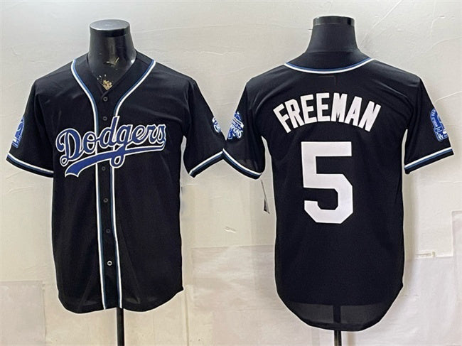 Los Angeles Dodgers #5 Freddie Freeman B2B Champs 2026 Black Out Style Vapor Limited Stitched Jersey