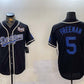 Los Angeles Dodgers #5 Freddie Freeman Black 2024 World Series Cool Base Stitched Baseball Jerseys