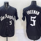 Los Angeles Dodgers #5 Freddie Freeman Black Mexico 2025 LA Gothic Style With Fernando Patch Vapor Premier Limited Stitched Baseball Jersey