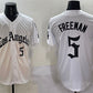 Los Angeles Dodgers #5 Freddie Freeman White Mexico 2025 LA Gothic Style With Fernando Patch Vapor Premier Limited Stitched Baseball Jersey