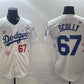 Los Angeles Dodgers #67 Vin Scully White 2025 Tokyo Series Limited Stitched Baseball Jersey