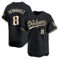 Los Angeles Dodgers #8 Enrique Hernandez Black 'Halloween Mummy Edition' Premier Limited Jersey - Stitched Baseball Jersey
