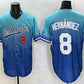 Los Angeles Dodgers #8 Enrique Hernandez Blue 2025 City Connect Limited Stitched Baseball Jersey
