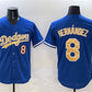 Los Angeles Dodgers #8 Enrique Hernandez Royal 2025 Gold Collection Limited Stitched Baseball Jersey